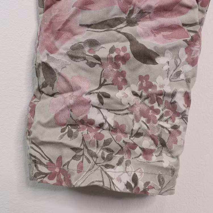 Stretchig Byxa Signe Blommig ROSA - Mix By Heart