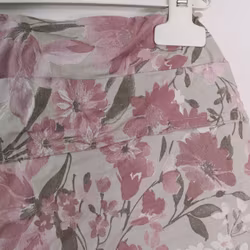 Stretchig Byxa Signe Blommig ROSA - Mix By Heart