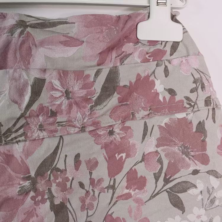 Stretchig Byxa Signe Blommig ROSA - Mix By Heart