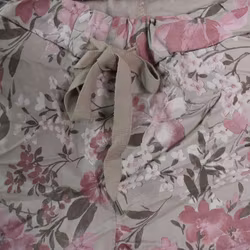 Stretchig Byxa Signe Blommig ROSA - Mix By Heart