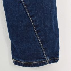 SECOND HAND Baggy Jeans MÖRK BLÅ Storlek S