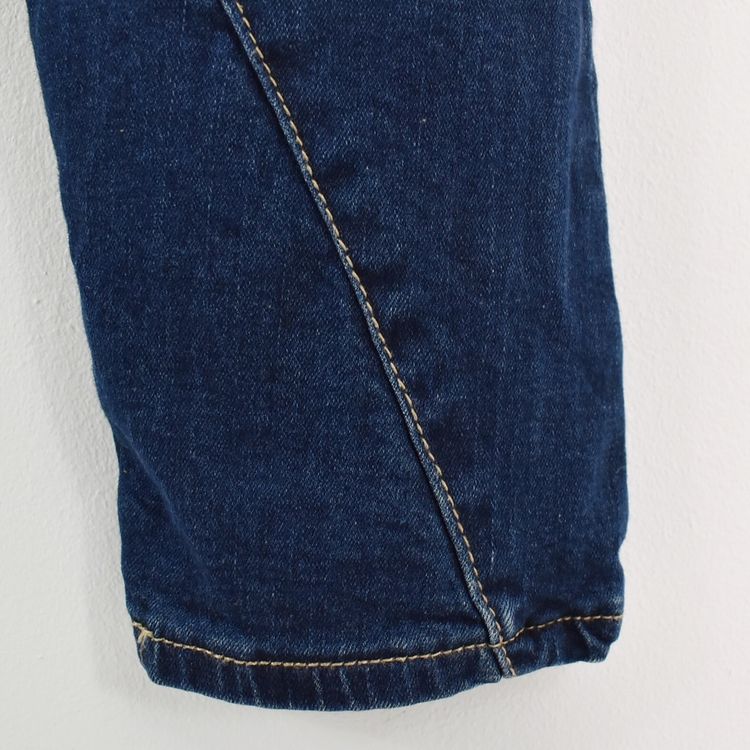 SECOND HAND Baggy Jeans MÖRK BLÅ Storlek S