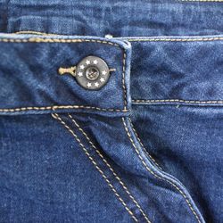 SECOND HAND Baggy Jeans MÖRK BLÅ Storlek S