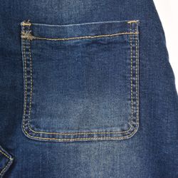SECOND HAND Baggy Jeans MÖRK BLÅ Storlek S
