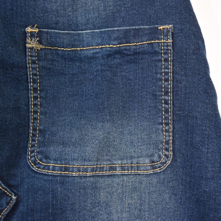 SECOND HAND Baggy Jeans MÖRK BLÅ Storlek S