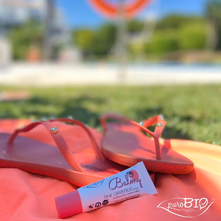 Läppbalsam Balmy 02 Pink Grapefuit - puroBIO Cosmetics