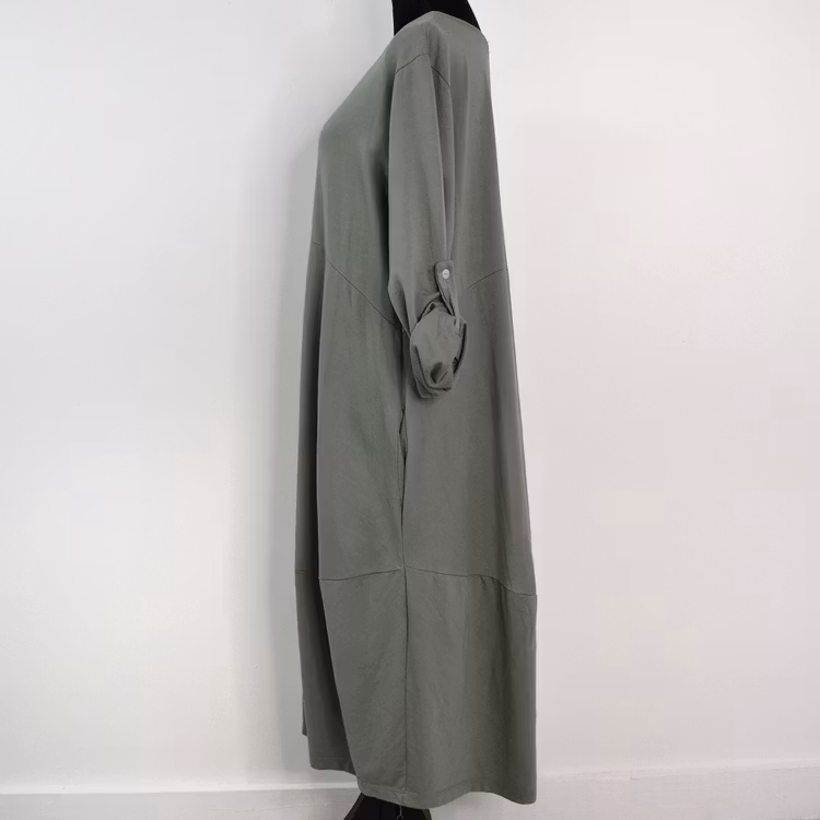 Sweatshirtklänning MILITARY