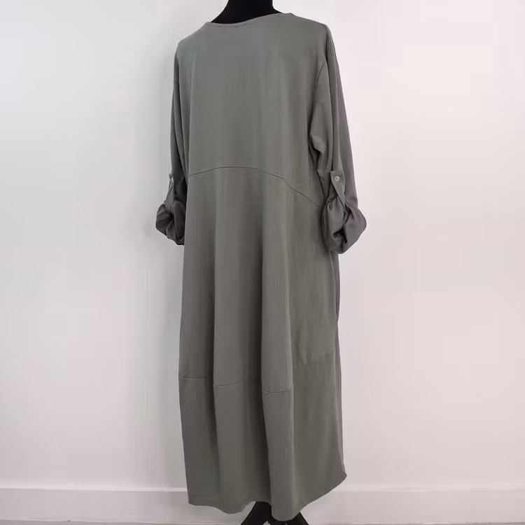 Sweatshirtklänning MILITARY