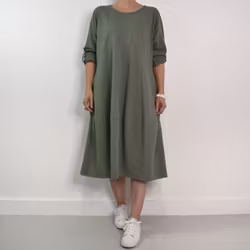 Sweatshirtklänning MILITARY