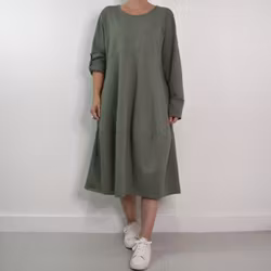 Sweatshirtklänning MILITARY