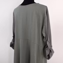 Sweatshirtklänning MILITARY