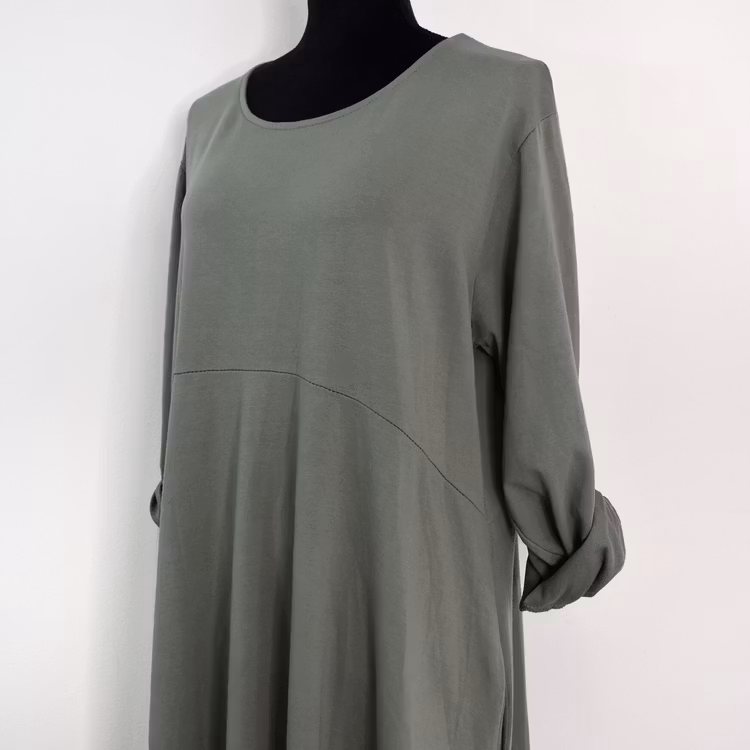 Sweatshirtklänning MILITARY
