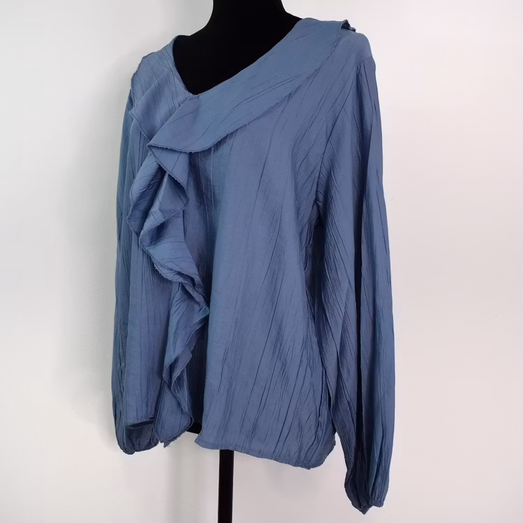 Blus Ribecka JEANSBLÅ - Mix By Heart