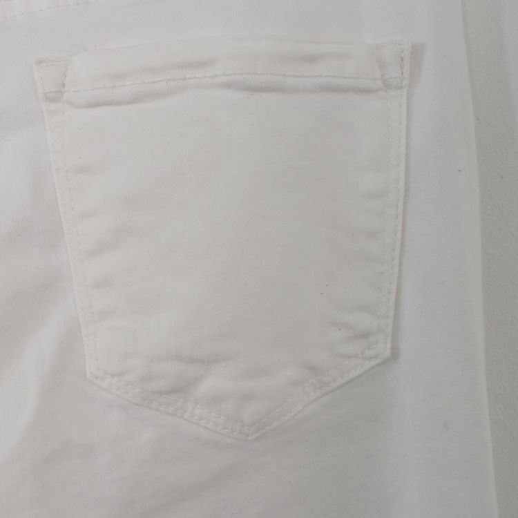 Stretchjeans Shortcut med fransar PANNA - 3D Denim
