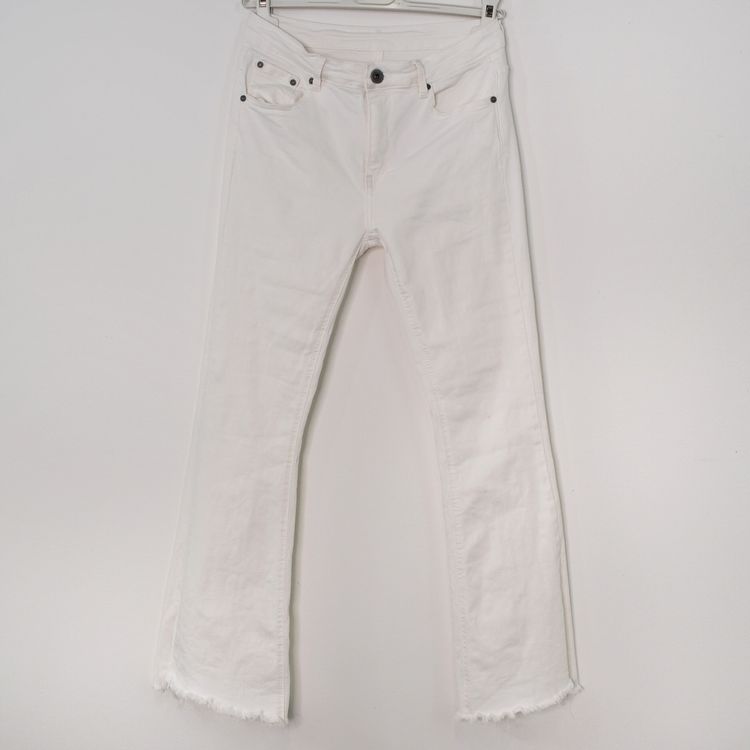 Stretchjeans Shortcut med fransar PANNA - 3D Denim