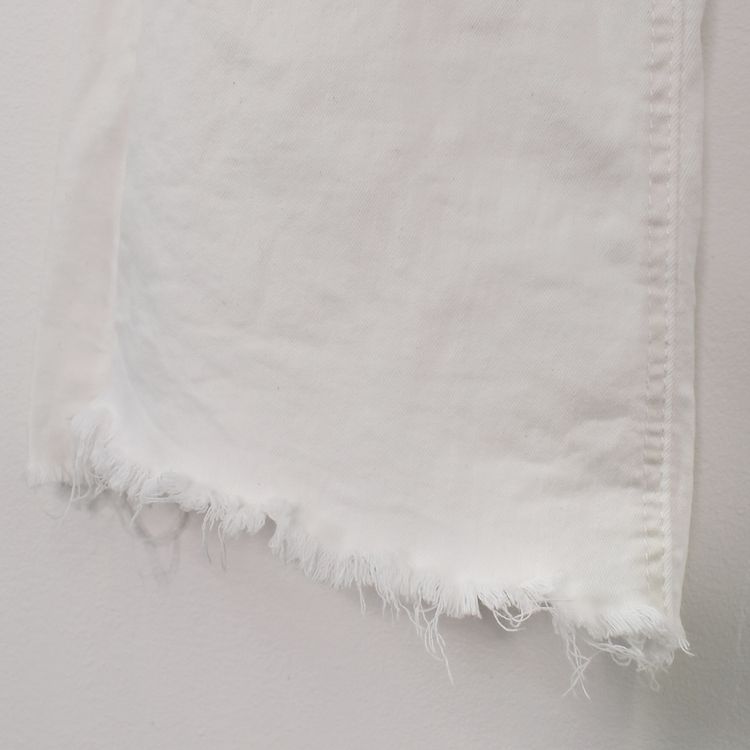Stretchjeans Shortcut med fransar PANNA - 3D Denim