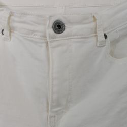Stretchjeans Shortcut med fransar PANNA - 3D Denim