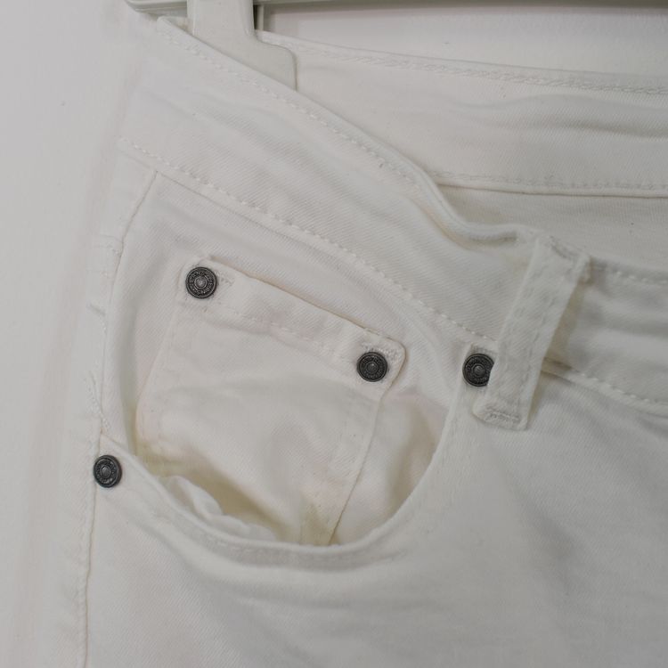 Stretchjeans Shortcut med fransar PANNA - 3D Denim