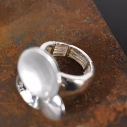 Elastisk ring Nathalie SILVER - The Moshi