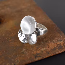 Elastisk ring Nathalie SILVER - The Moshi