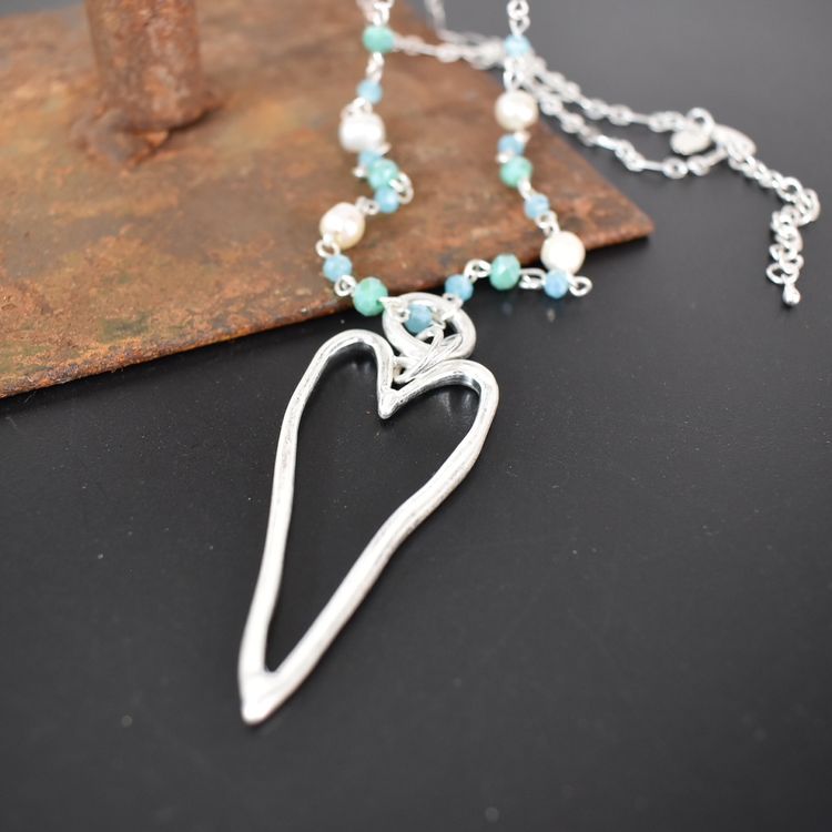 Halsband Fanny SILVER - The Moshi