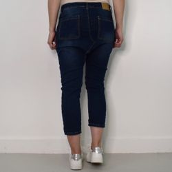 SECOND HAND Baggy Jeans MÖRK BLÅ Storlek S