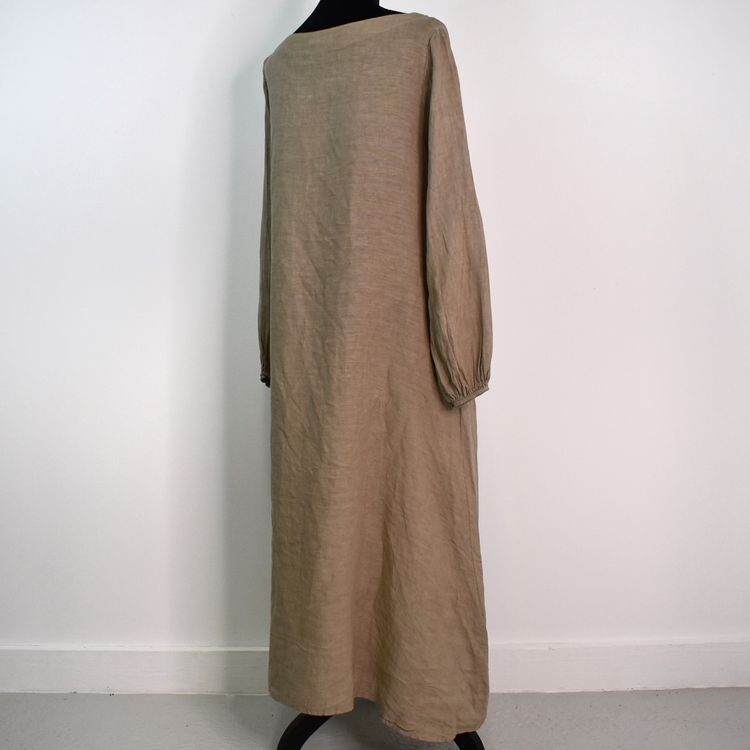 Linneklänning TAUPE