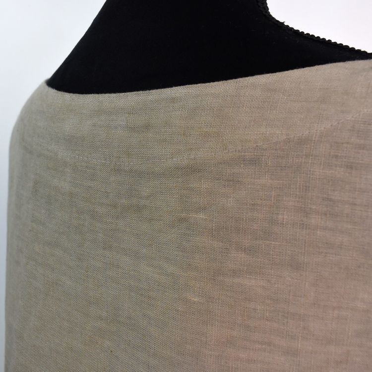 Linneklänning TAUPE