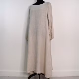 Linneklänning BEIGE