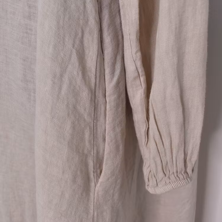 Linneklänning BEIGE