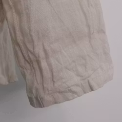 Linneblus med Krås BEIGE