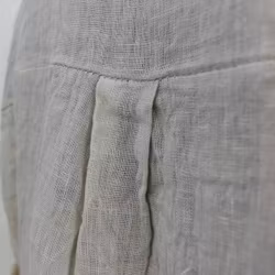 Linneblus med Krås BEIGE