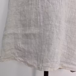 Linneblus med Krås BEIGE