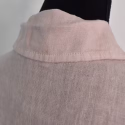 Kort linneskjorta med Volang ROSA