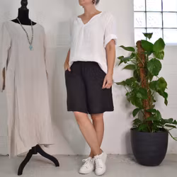 Linneshorts Lindy SVART - Mix By Heart