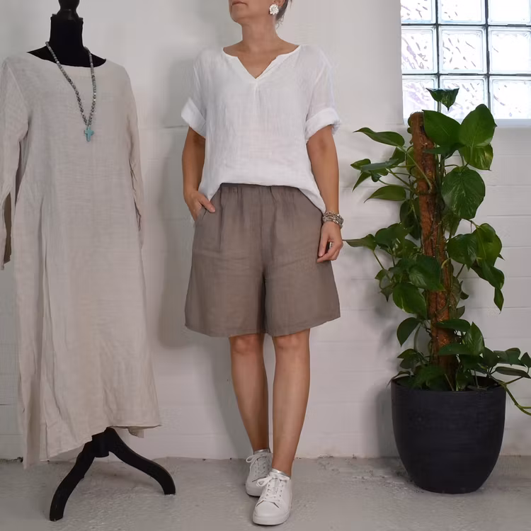 Linneshorts Lindy TAUPE - Mix By Heart