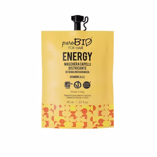 Hårmask Energy 40ml - puroBIO Cosmetics