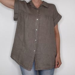 Linneblus Zoe TAUPE - Mix By Heart