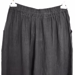 Coulettbyxa i linne Vivi SVART - Mix By Heart