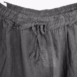 Coulettbyxa i linne Vivi SVART - Mix By Heart