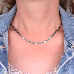 Halsband Jaimee SILVER - Marta du Chateau