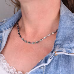 Halsband Jaimee SILVER - Marta du Chateau