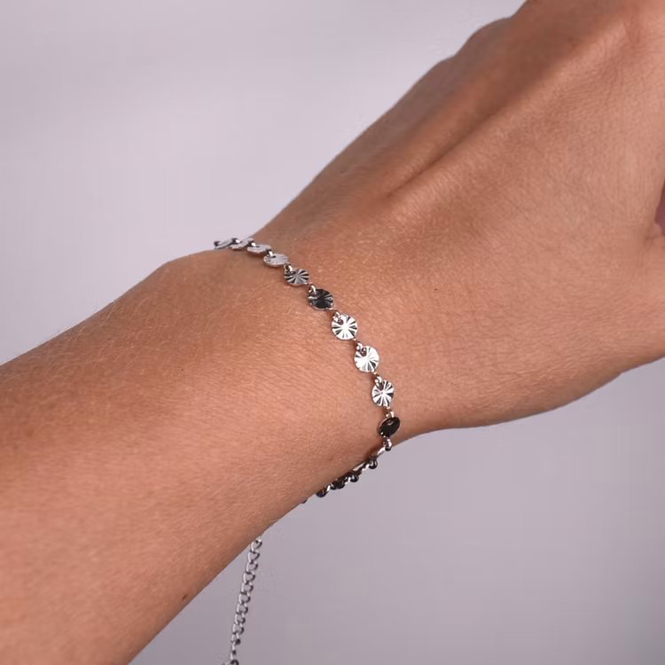 Armband Jade SILVER - Marta du Chateau