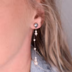 Örhänge Janavi SILVER - Marta du Chateau