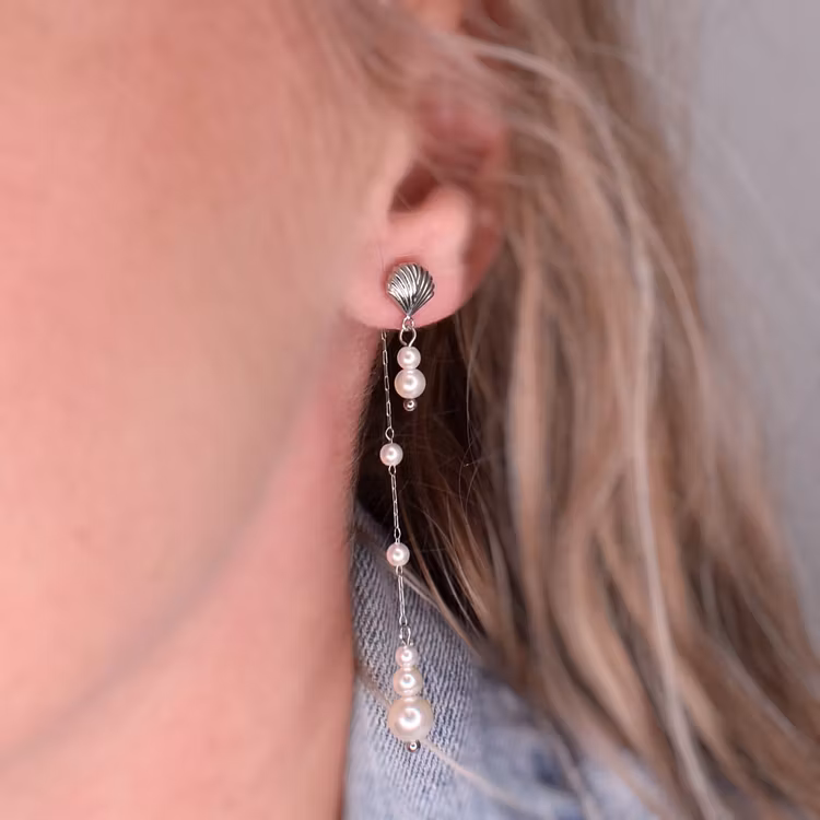 Örhänge Janavi SILVER - Marta du Chateau
