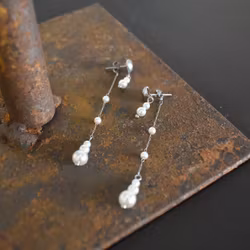 Örhänge Janavi SILVER - Marta du Chateau