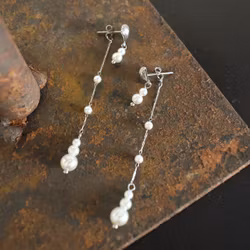 Örhänge Janavi SILVER - Marta du Chateau