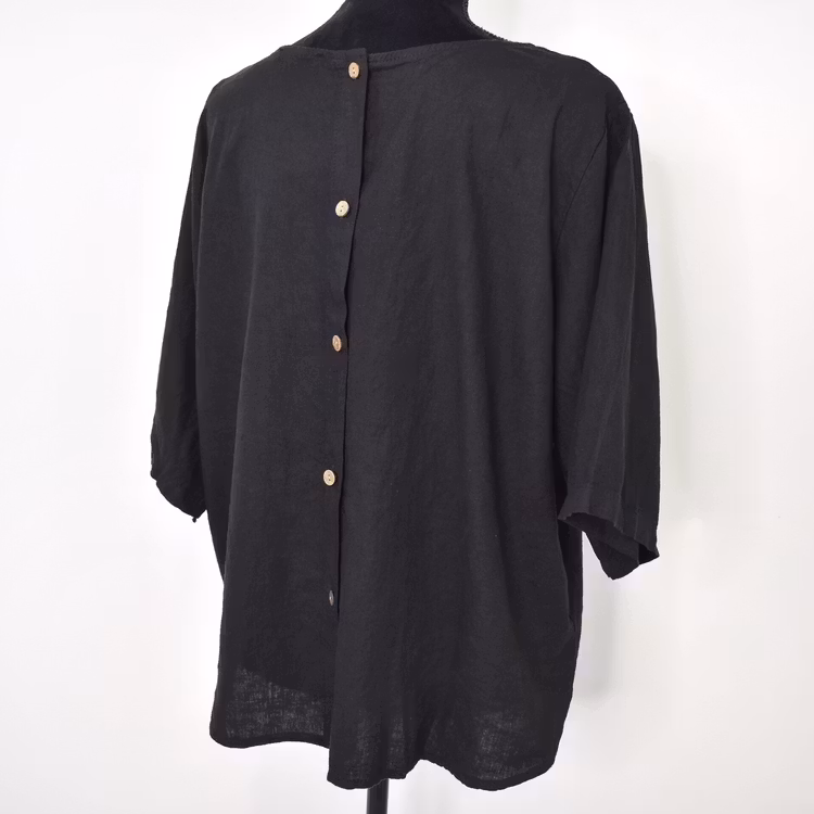 Blus Hilda SVART - Marta du Chateau