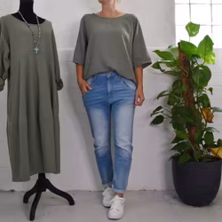 Blus Hilda MILITARY - Marta du Chateau