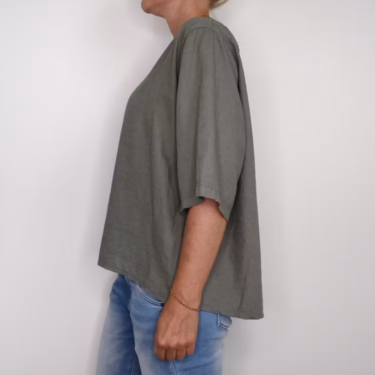 Blus Hilda MILITARY - Marta du Chateau